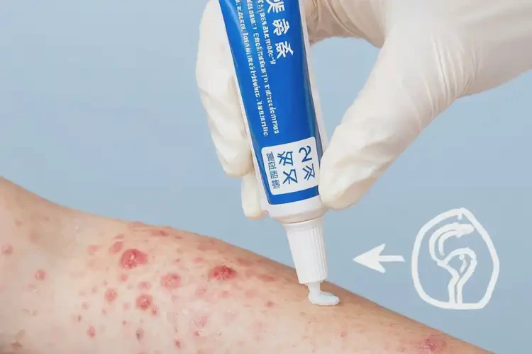 男性大腿上偶爾起濕疹不管它會自己好嗎(圖2)