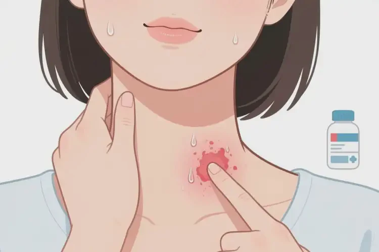 女生脖子出現(xiàn)濕疹可不可以根治(圖4)