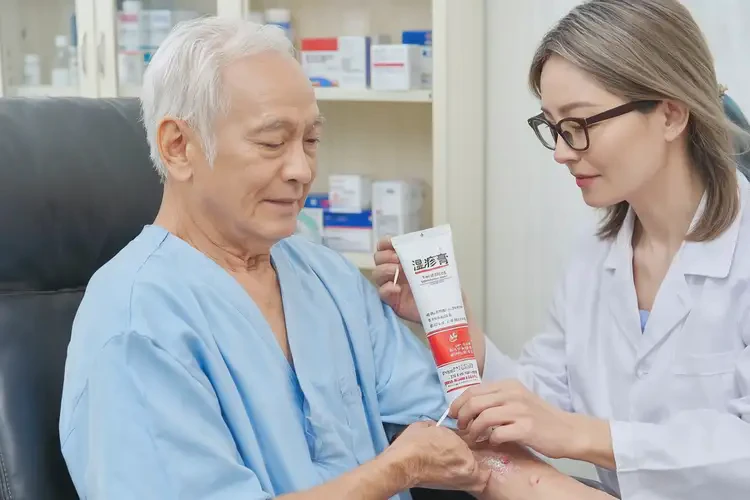 高齡老人手臂上經(jīng)常起濕疹可不可以根治(圖4)