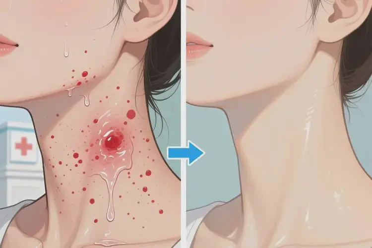 女性脖子出湿疹可不可以根治(图3)