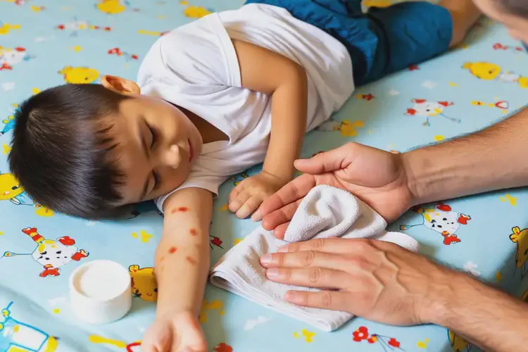 兒童身上經(jīng)常長濕疹可不可以根治(圖2)