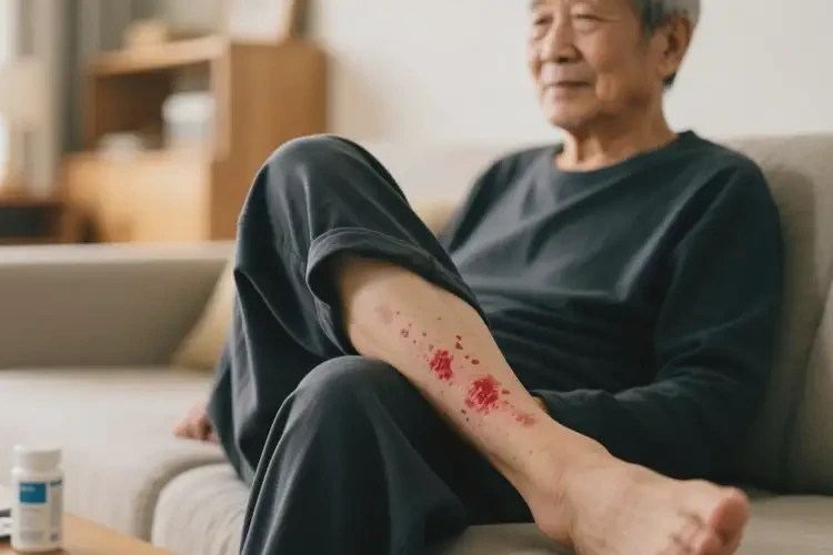 老人大腿上有濕疹可不可以根治(圖4)