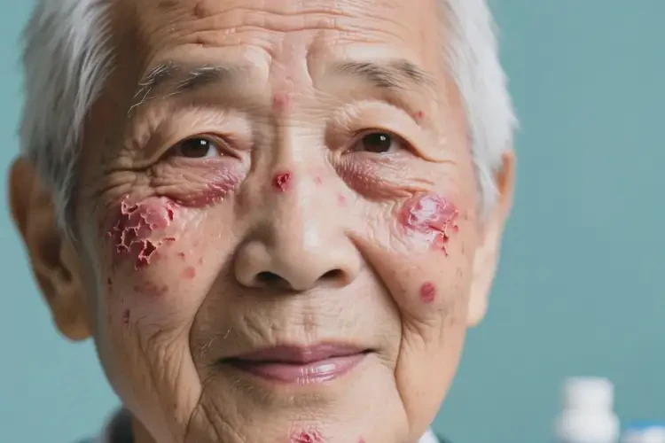 老年人臉上有濕疹可不可以根治(圖2)