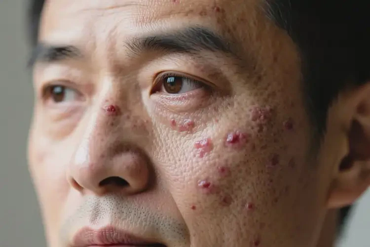 男人臉上有濕疹可不可以根治(圖2)