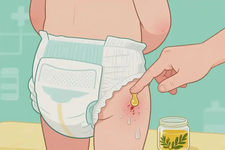 孩子屁股上經(jīng)常長濕疹可不可以根治(圖1)