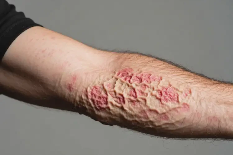 男人手臂出濕疹可不可以根治(圖2)