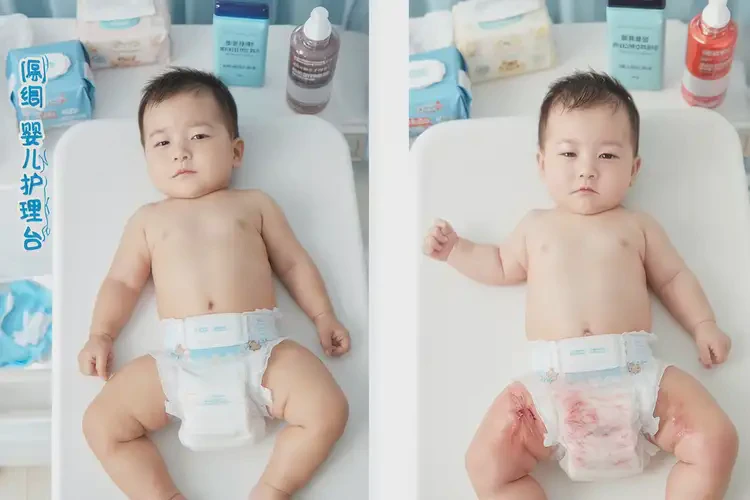 嬰幼兒屁股上出現(xiàn)濕疹可以治好嗎(圖2)