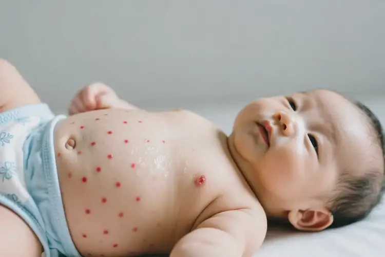 嬰兒肚子上經(jīng)常長濕疹可不可以根治(圖2)