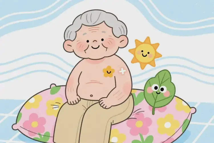 老年人屁股上偶爾起濕疹可不可以根治(圖1)