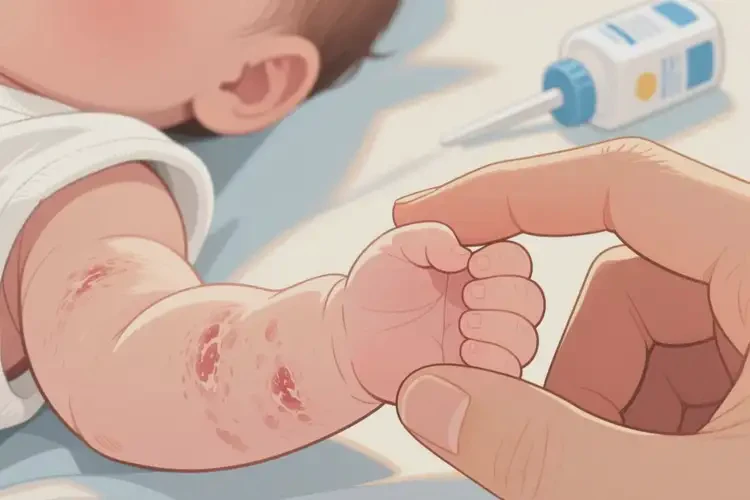 嬰兒手臂出濕疹可不可以根治(圖4)