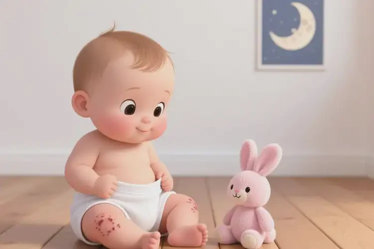 幼兒大腿經常起濕疹能靠自己自愈嗎(圖1)