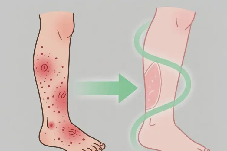 大學生小腿上有濕疹可不可以根治(圖3)