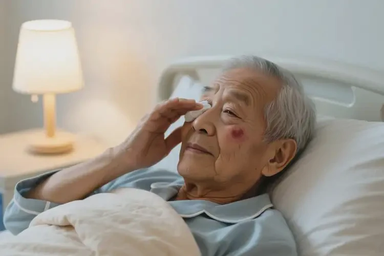 高齡老人面部經(jīng)常起濕疹能不能根治(圖2)