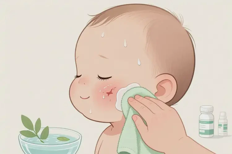 嬰幼兒面部出現(xiàn)濕疹可不可以根治(圖2)