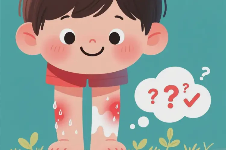 小兒小腿上容易起濕疹可不可以根治(圖1)