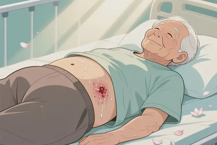 高齡老人屁股上長濕疹能徹底自愈嗎(圖1)