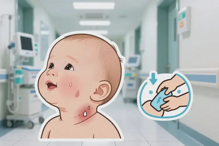 嬰幼兒脖子容易起濕疹能夠徹底治愈嗎(圖2)