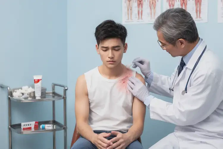 青少年脖子上出現(xiàn)濕疹可不可以根治(圖3)