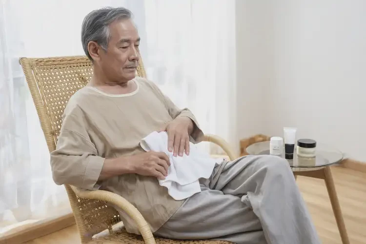 老人肚子上出濕疹可以治好嗎(圖1)