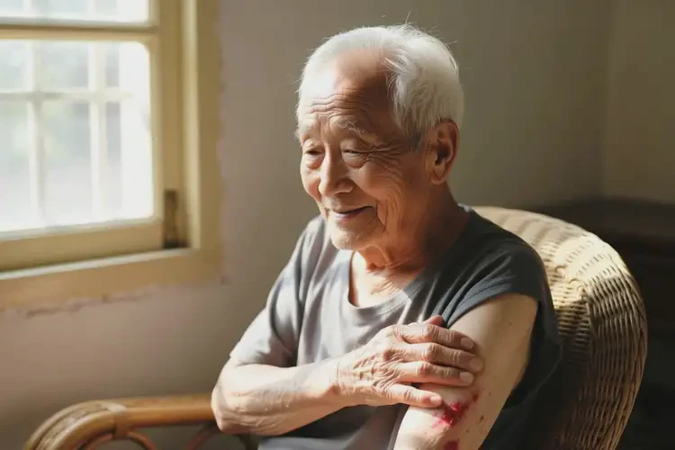 老人手臂出濕疹可以治好嗎(圖4)