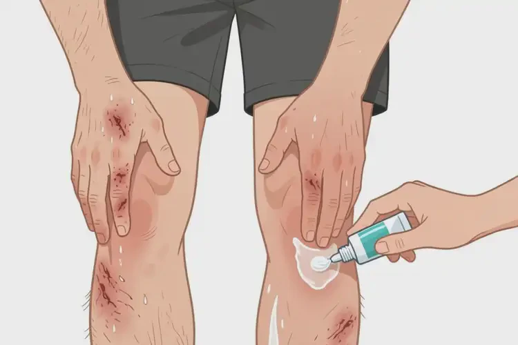 男性四肢長(zhǎng)濕疹可以治好嗎(圖2)