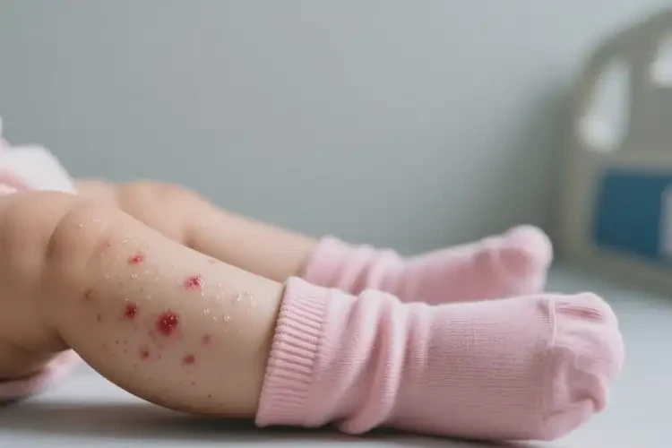 幼兒小腿上有濕疹可不可以根治(圖1)