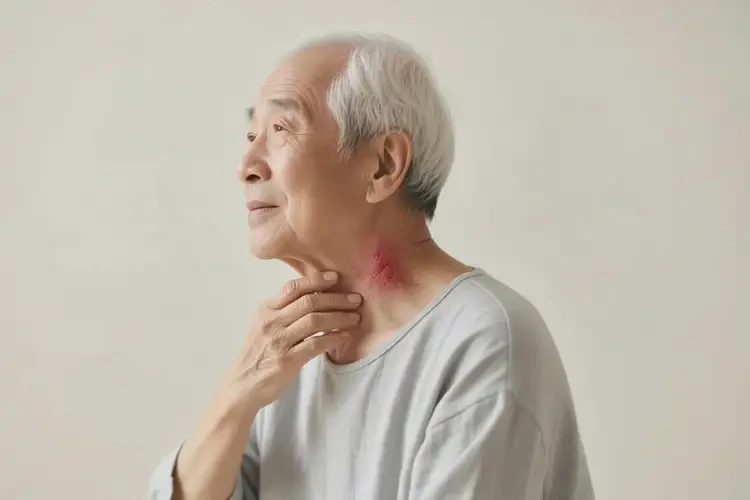 老人脖子上長(zhǎng)濕疹可以治好嗎(圖4)