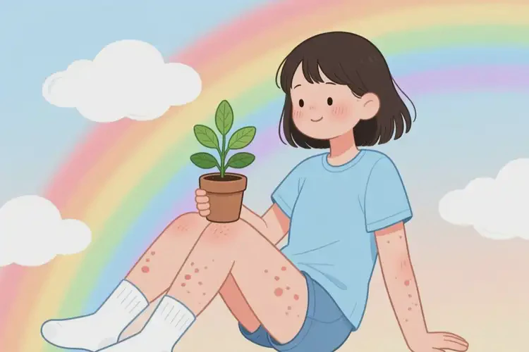 小學(xué)生四肢偶爾長(zhǎng)濕疹可不可以根治(圖3)