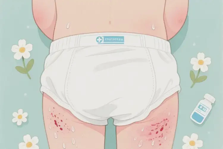 兒童屁股上出現(xiàn)濕疹可以治好嗎(圖1)