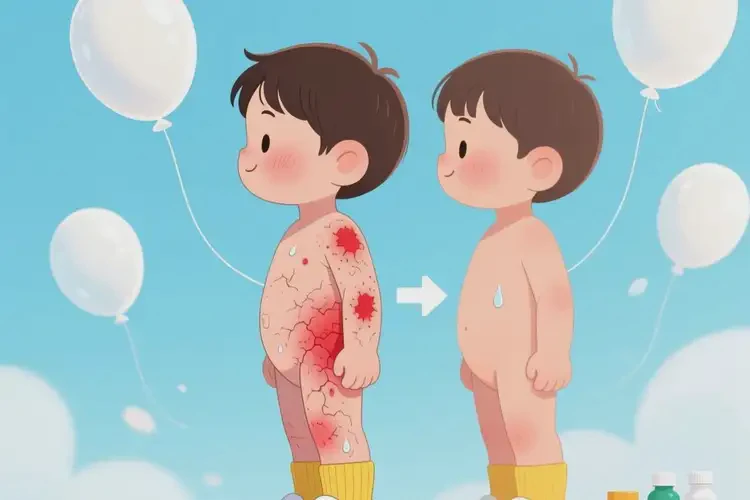 兒童全身有濕疹可以治好嗎(圖1)