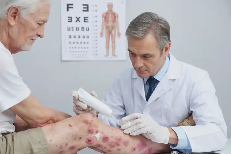 高齡老人大腿上經(jīng)常起濕疹可不可以根治(圖3)