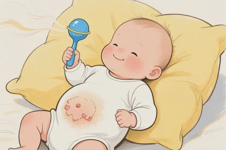 嬰幼兒肚子上經(jīng)常長(zhǎng)濕疹可以治好嗎(圖2)