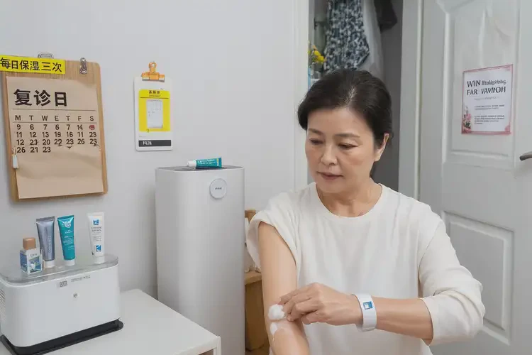 男人臉上經(jīng)常長(zhǎng)濕疹可以徹底自愈嗎(圖1)