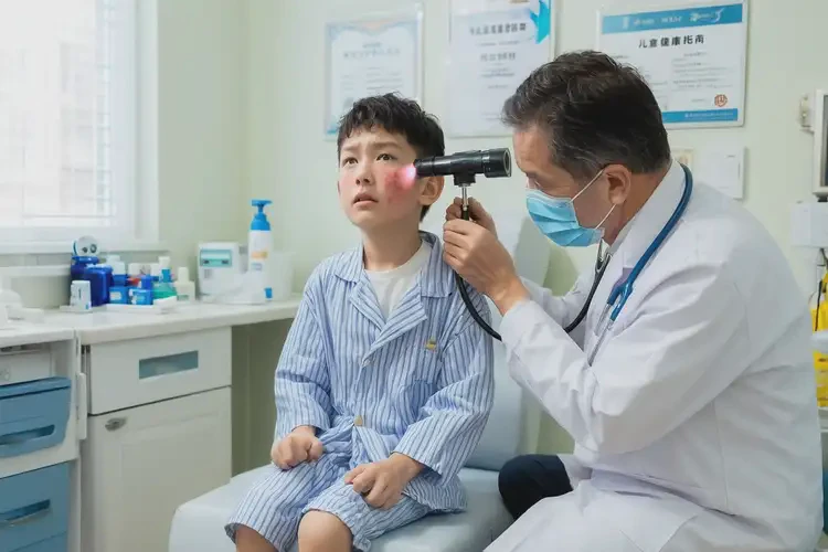 少兒臉上容易長濕疹可以治好嗎(圖2)