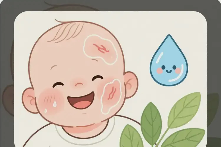 嬰兒臉上出現(xiàn)濕疹可以治好嗎(圖3)