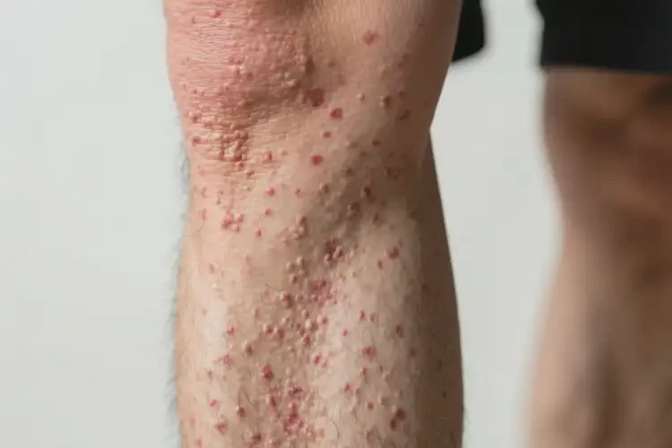 男性小腿偶爾長(zhǎng)濕疹可以治好嗎(圖4)