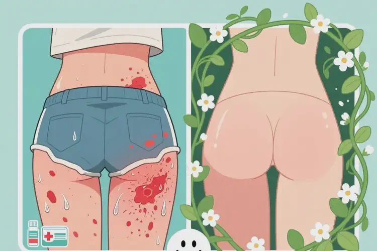 青少年屁股上出濕疹可不可以根治(圖1)