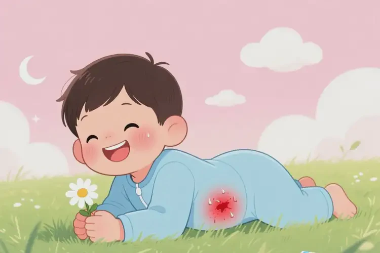 小孩肚子容易起湿疹可以治好吗(图4)