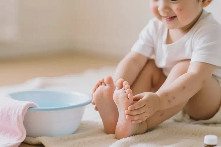 孩子腳上容易長濕疹可以治好嗎(圖4)