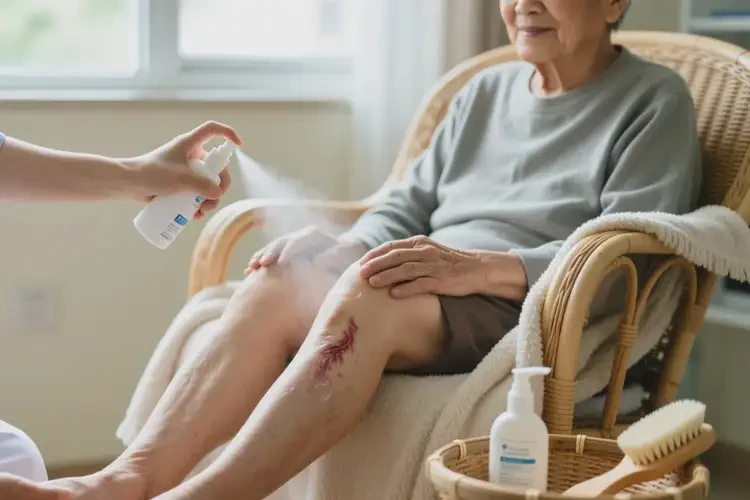 高齡老人大腿上經(jīng)常長濕疹可不可以根治(圖2)