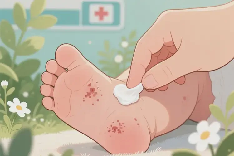 嬰幼兒腳上偶爾起濕疹可以治好嗎(圖4)