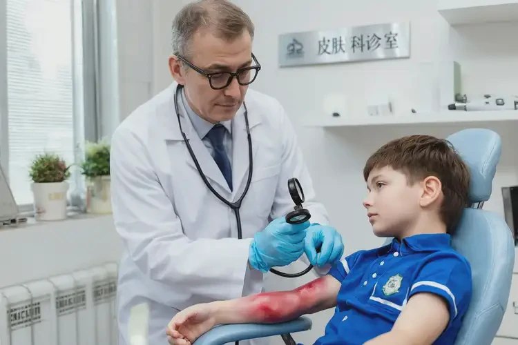 小学生手臂有湿疹可不可以彻底自愈(图1)