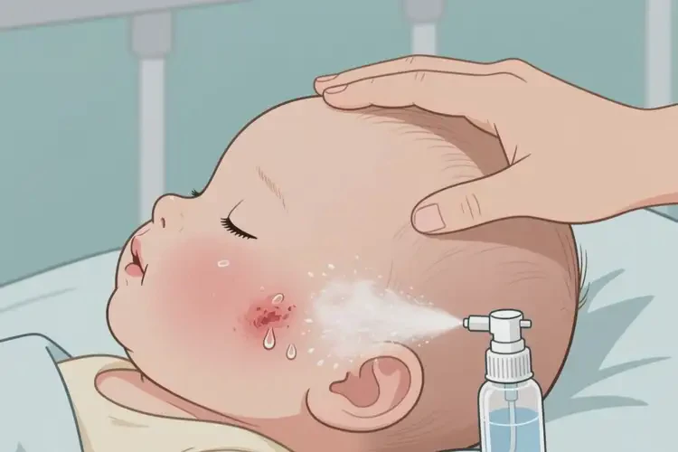 嬰兒面部容易起濕疹可以治好嗎(圖1)