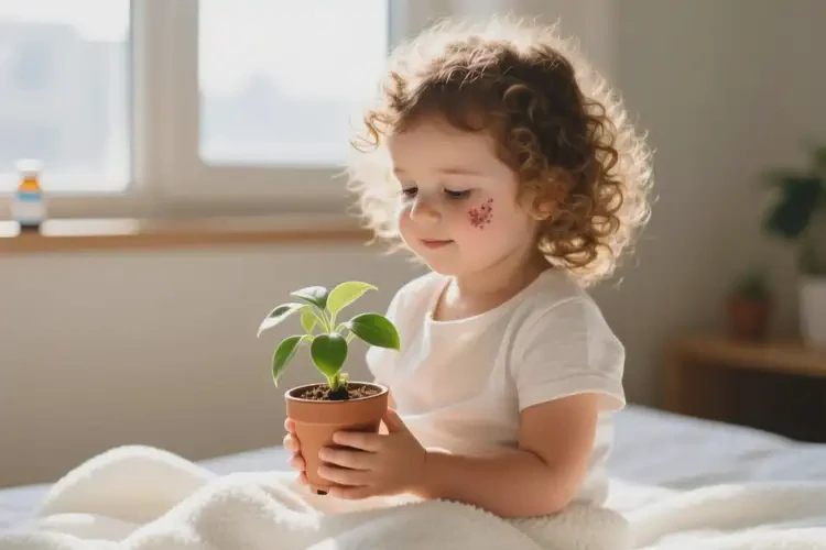 兒童臉上偶爾長濕疹可以治好嗎(圖3)