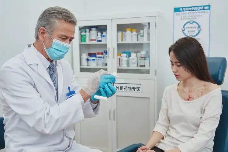 女性臉上出現(xiàn)濕疹可不可以根治(圖3)