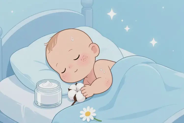 婴儿身上偶尔长湿疹可以治好吗(图3)