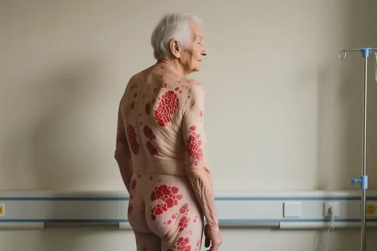 老年人全身長(zhǎng)濕疹可不可以根治(圖2)