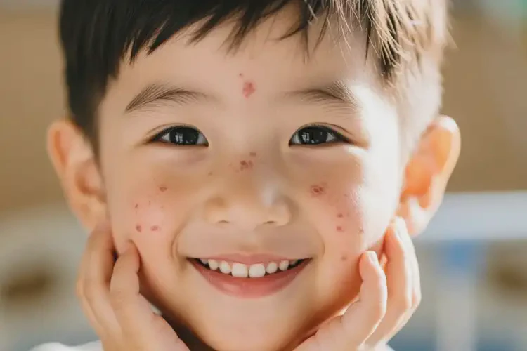 小孩臉上容易起濕疹可以治好嗎(圖4)
