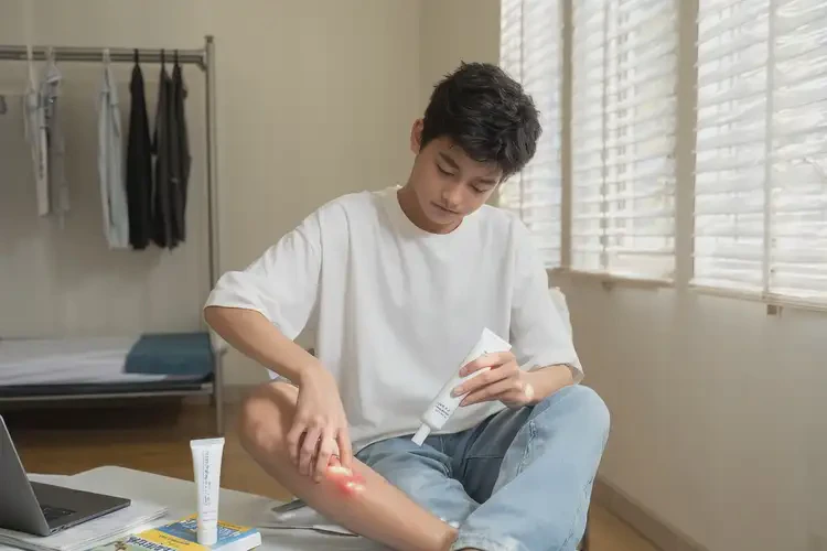 大學(xué)生小腿上經(jīng)常起濕疹可不可以根治(圖2)