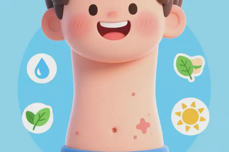 青少年肚子容易長(zhǎng)濕疹可不可以根治(圖1)